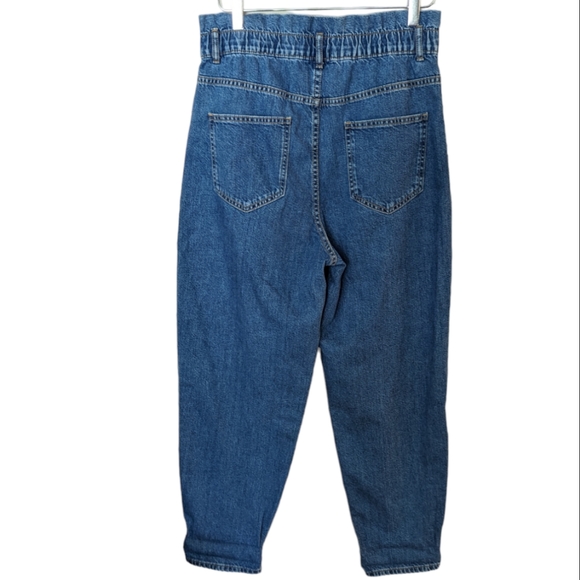 Zara Paper bag Mom Jean High Waist - Picture 5 of 8